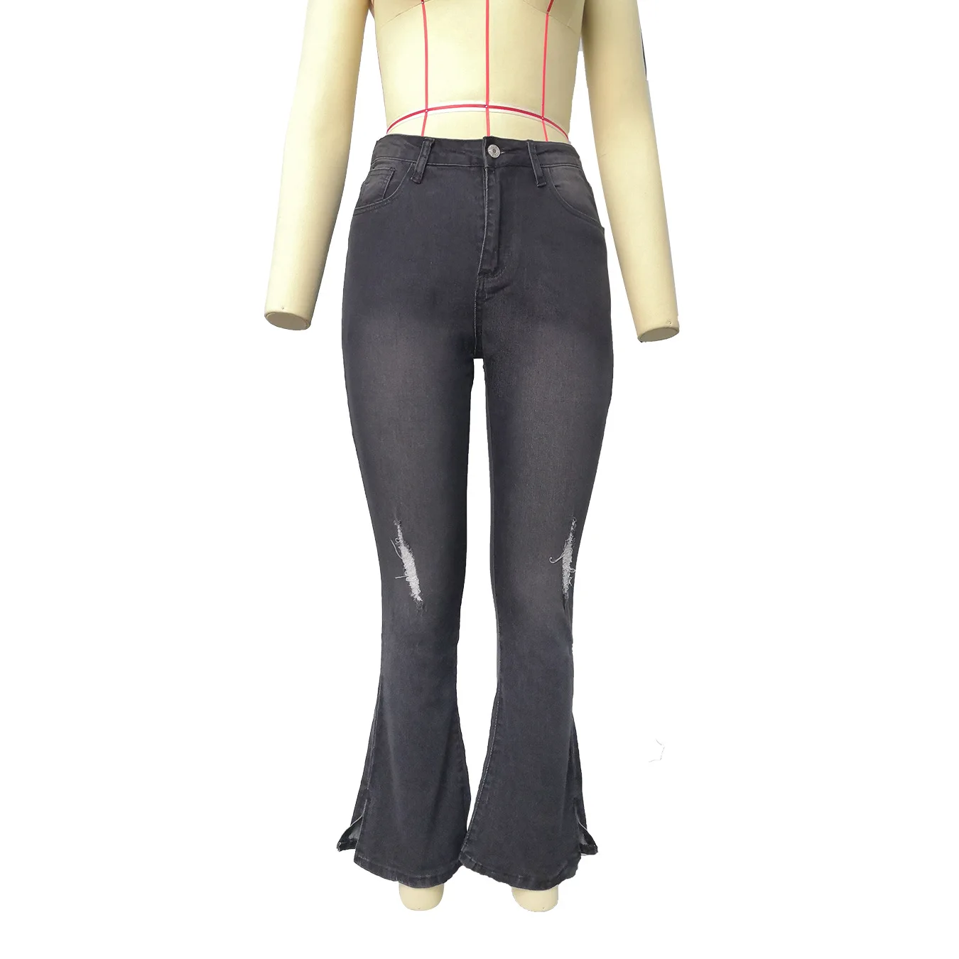 F41059A ready to ship European and American sexy ripped bell bottoms women jeans pants jeans pants for women, As picture
F41059A ready to ship European and American sexy ripped bell bottoms women jeans pants jeans pants for women, As picture