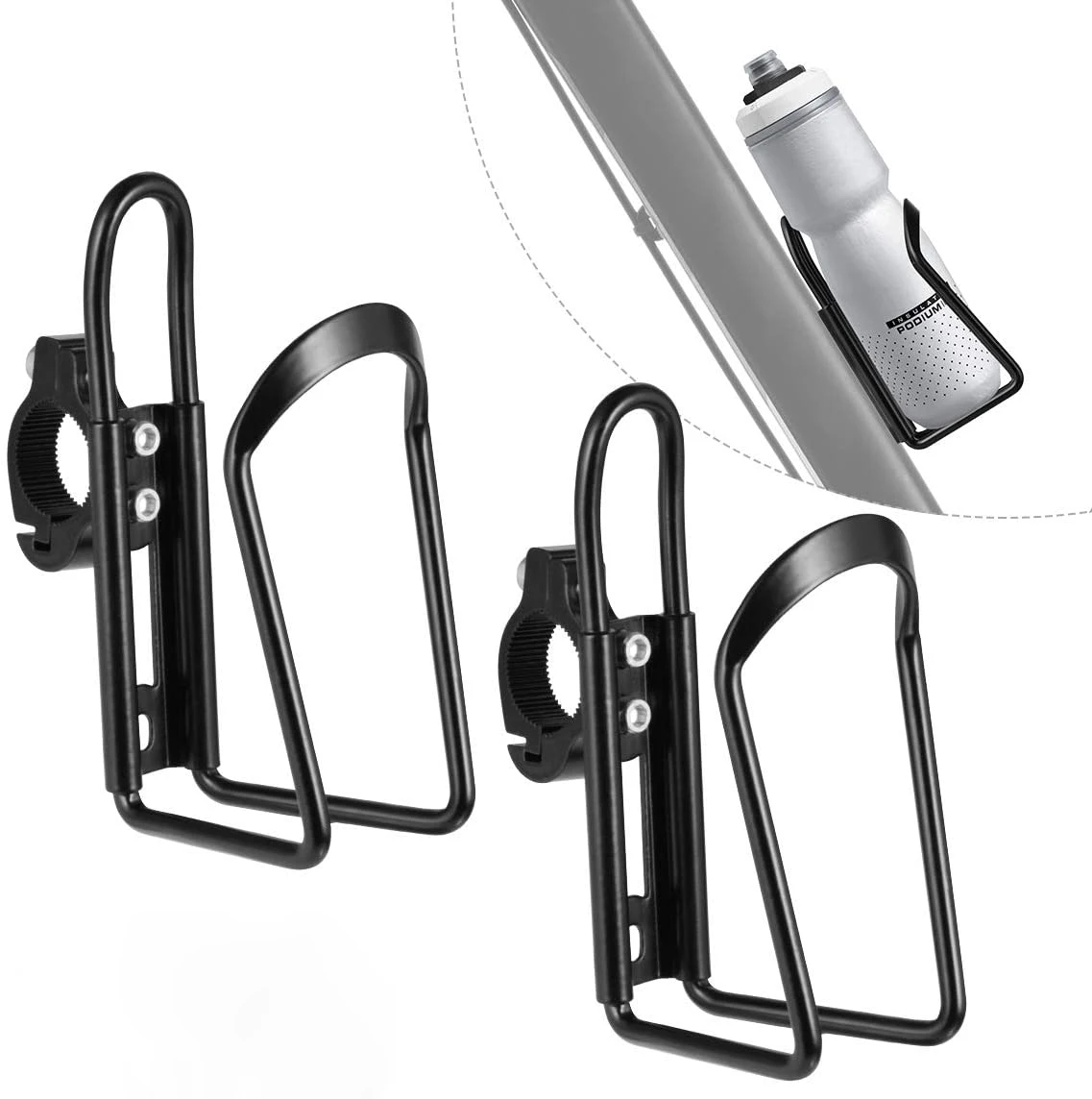 Wildmx Bike Water Bottle Holder Bicycle Aluminum Alloy Handlebar cage Cycling Accessories for Sports Cycling Riding Racing, Black
Wildmx Bike Water Bottle Holder Bicycle Aluminum Alloy Handlebar cage Cycling Accessories for Sports Cycling Riding Racing, Black