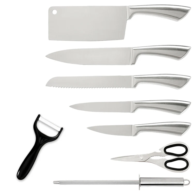 Eco-friendly Cuchillos Para Carne Bright Bass Stainless Steel Cookware With Holder Fruit Knife Set Kitchen Tools
Eco-friendly Cuchillos Para Carne Bright Bass Stainless Steel Cookware With Holder Fruit Knife Set Kitchen Tools