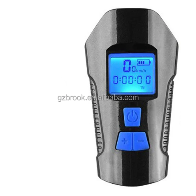 Waterproof Bicycle Light USB Rechargeable Bike Front Light Flashlight With Bike Computer LCD Cycling Head Light Horn, Black/black red/black blue
Waterproof Bicycle Light USB Rechargeable Bike Front Light Flashlight With Bike Computer LCD Cycling Head Light Horn, Black/black red/black blue