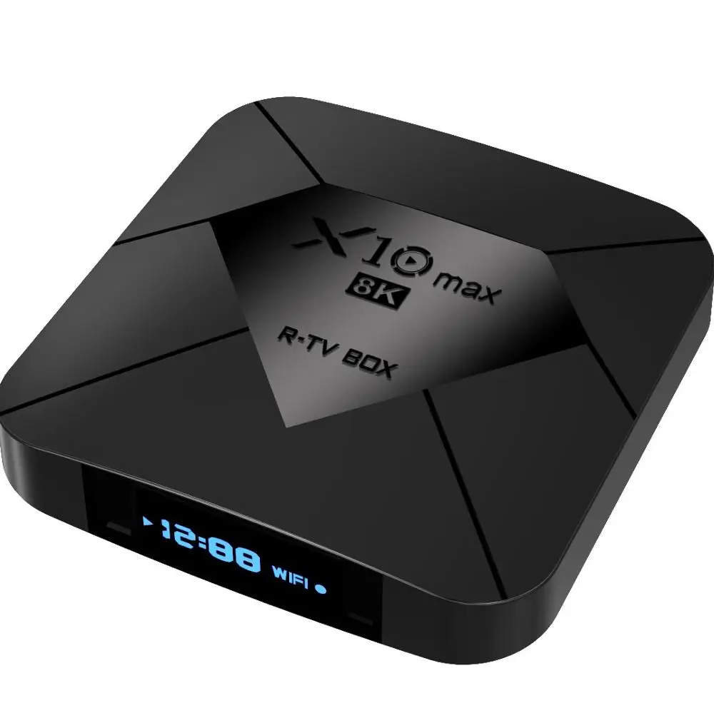 High quality set top box x10 max Android 9.0 2GB / 4GB DDR3 smart set-top box, Black
High quality set top box x10 max Android 9.0 2GB / 4GB DDR3 smart set-top box, Black
