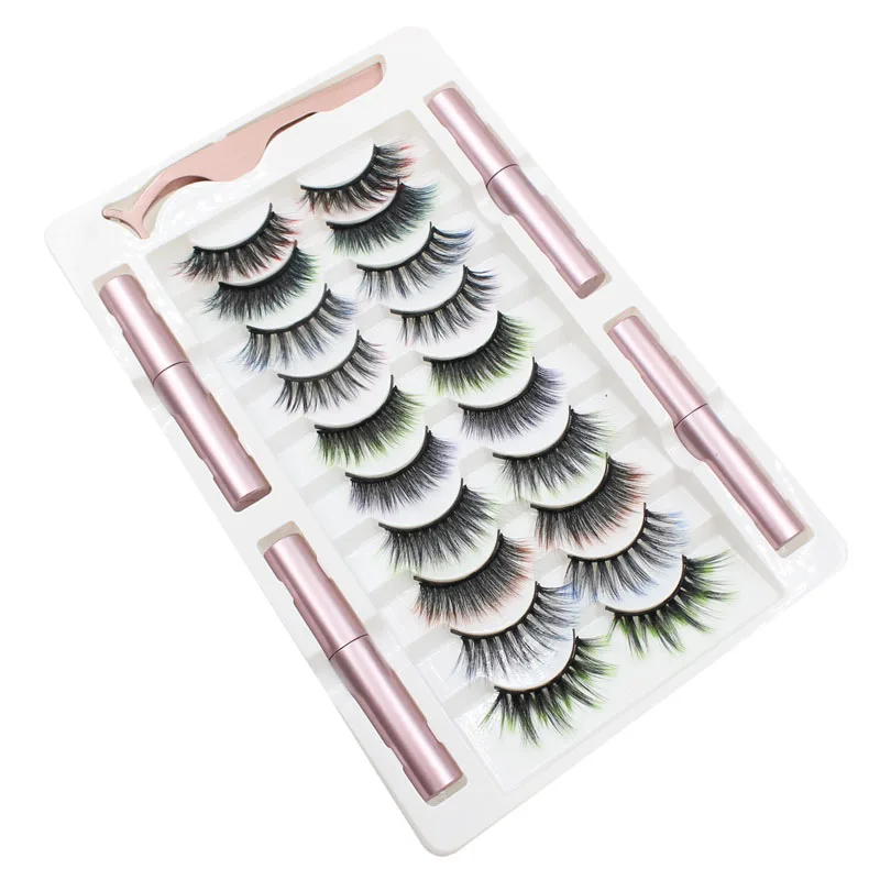 Colorful Eyelash Magnetic eyelashes Eyeliner Full Strip Lashes wholesale lashes custom lashbox packaging faux eyelash bulk
Colorful Eyelash Magnetic eyelashes Eyeliner Full Strip Lashes wholesale lashes custom lashbox packaging faux eyelash bulk
