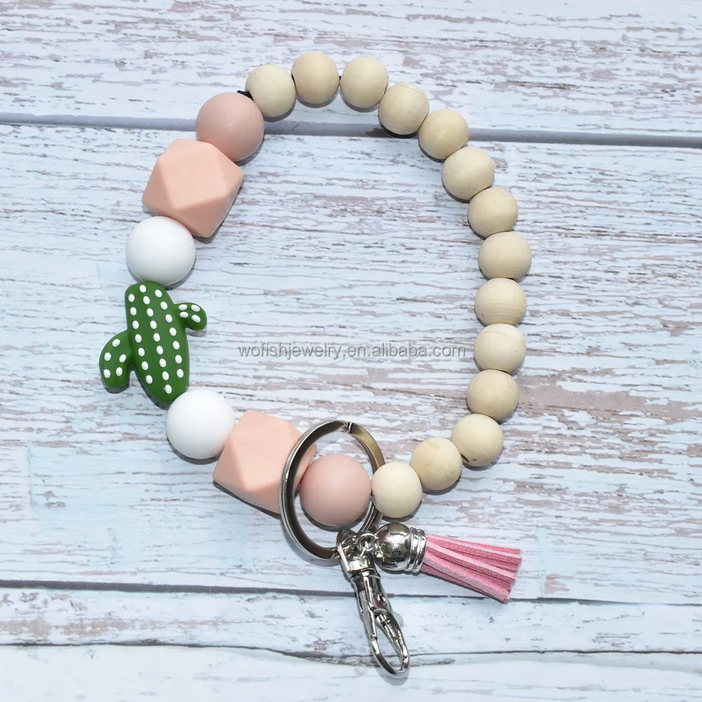 Handmade elastic design mini food corn charms silicone cactus pendant watermelon wooden beads bracelet for mom
Handmade elastic design mini food corn charms silicone cactus pendant watermelon wooden beads bracelet for mom