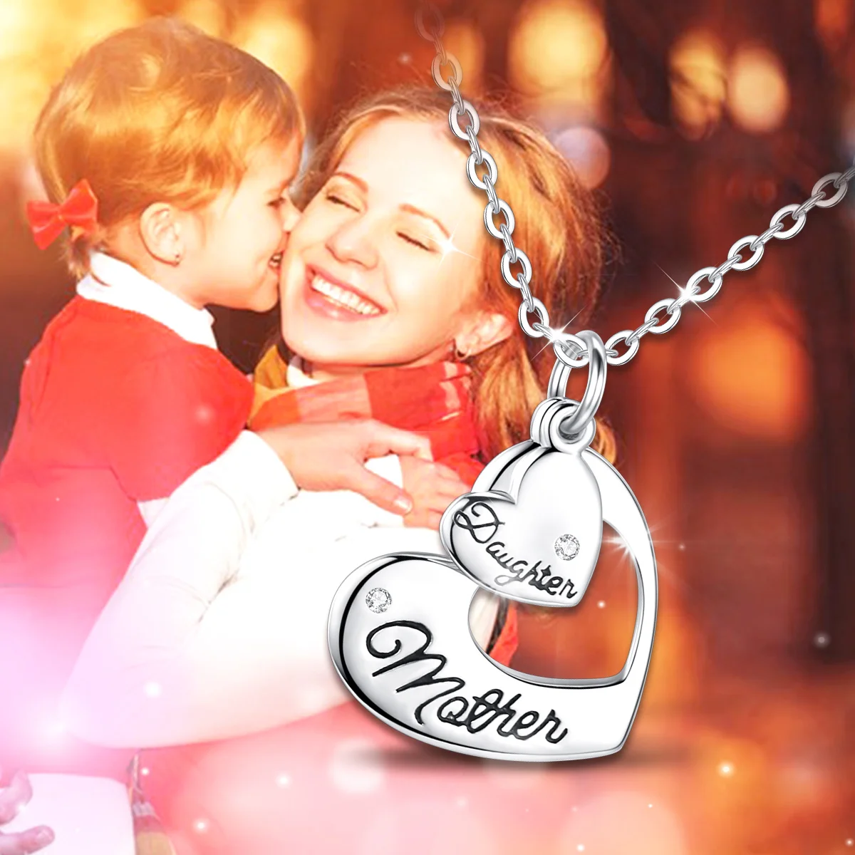 925 silver women thank you mom mum jewelry child mother daughter