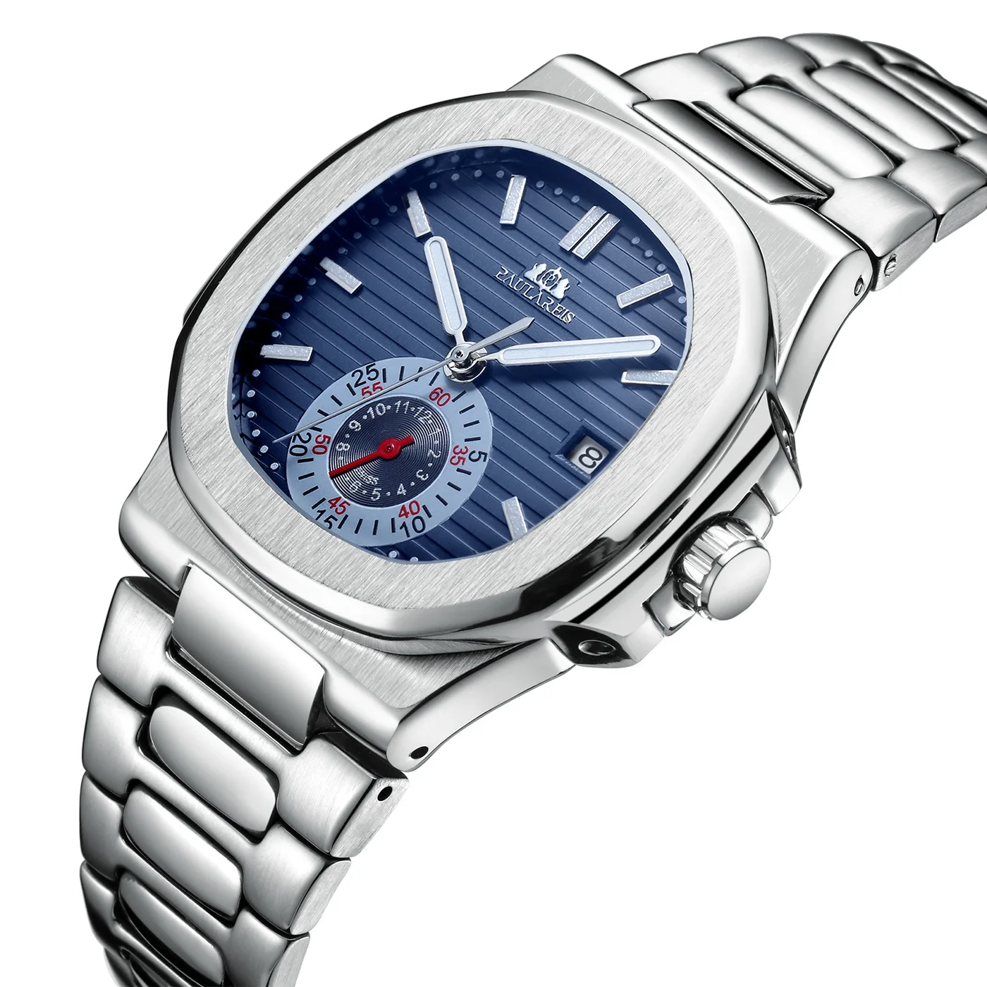2021 Men paulareisAutomatic Mechanical Luminous Stainless Steel Blue Grey Coffe Black White Dial Simple Small Dial Luxury Watch
2021 Men paulareisAutomatic Mechanical Luminous Stainless Steel Blue Grey Coffe Black White Dial Simple Small Dial Luxury Watch