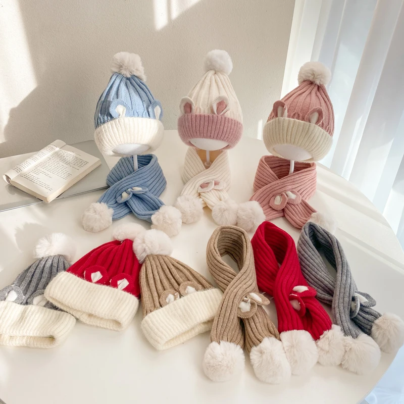 Sayoung High Quality Warm Winter Hat And Scarf Set Cute Sweet Rabbit Design Knitted Hat For Girls Kids
Sayoung High Quality Warm Winter Hat And Scarf Set Cute Sweet Rabbit Design Knitted Hat For Girls Kids