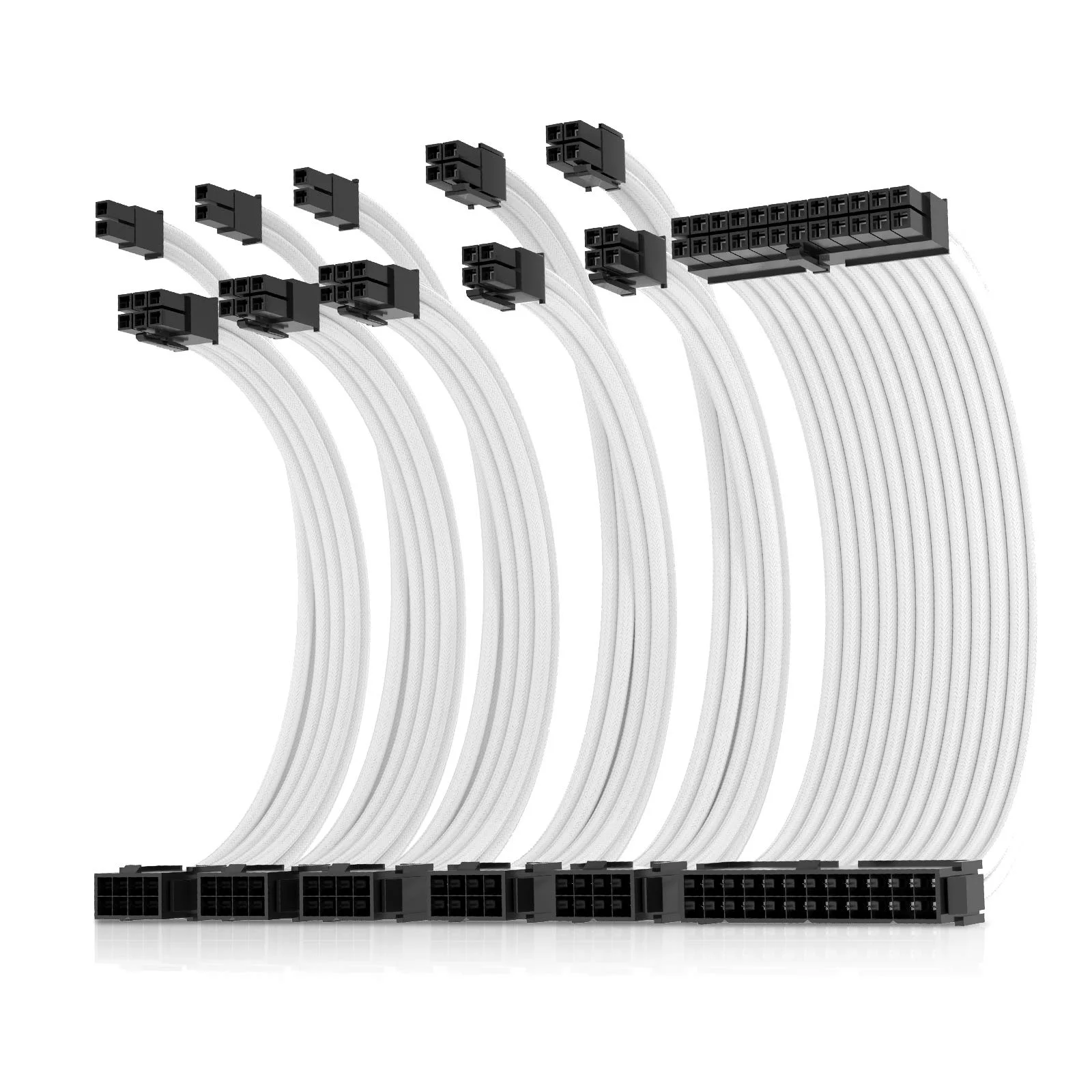 custom length pc modular power supply cables with super flexible type rubber cables
custom length pc modular power supply cables with super flexible type rubber cables
