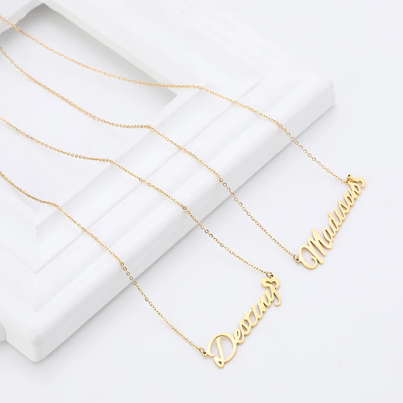 Ins in Europe and America New Models Gold Plated 26 Letter Gold Necklace Chain Initial Letter Pendant Necklace For Women
Ins in Europe and America New Models Gold Plated 26 Letter Gold Necklace Chain Initial Letter Pendant Necklace For Women