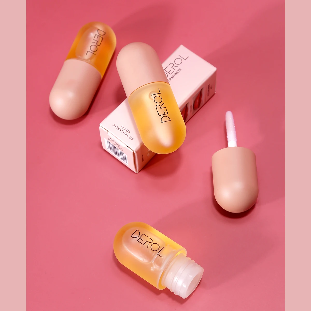 Derol OEM Private Label Cosmetics Lip Plumper Moisten Lip plumper Waterproof Lip Gloss
Derol OEM Private Label Cosmetics Lip Plumper Moisten Lip plumper Waterproof Lip Gloss