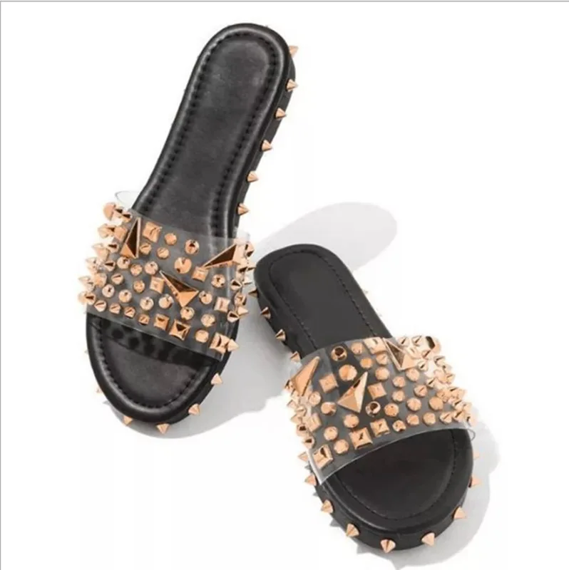 2021 New Summer Fashion Hot Sales large size women's shoes Metal trend rivet thick-soled colorful sandals OEM customization
2021 New Summer Fashion Hot Sales large size women's shoes Metal trend rivet thick-soled colorful sandals OEM customization