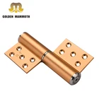 Space Aluminum Flag Hinges Hydraulic Automatic Soft Closer 5 Inch Q-type Buffer Door Hinge with factory price
