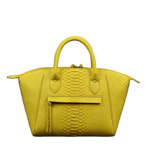 Latest summer brighten colors lady handbags fashion yellow python skin handbags with long strap
Latest summer brighten colors lady handbags fashion yellow python skin handbags with long strap