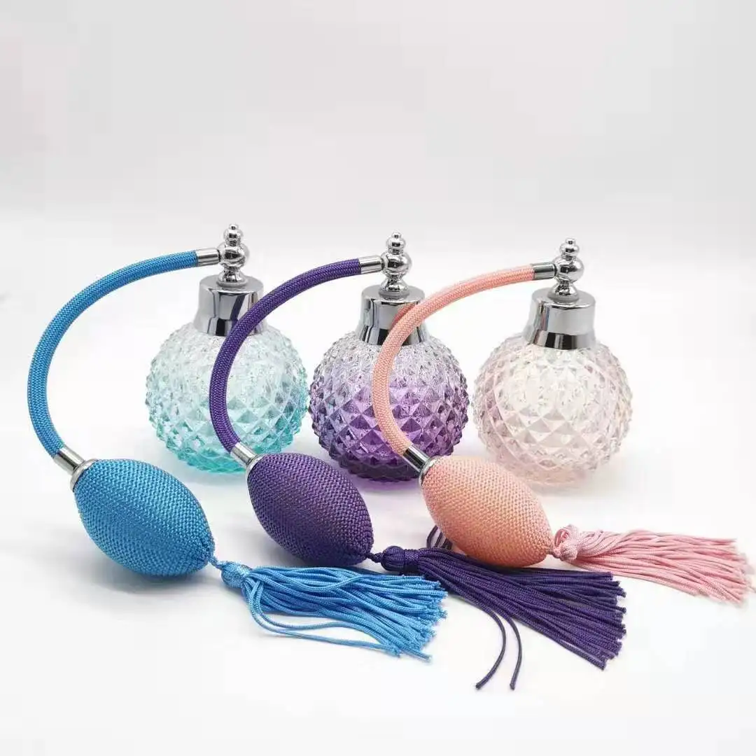 Guaranteed Quality Custom Color Vintage 100ml Colorful Bulb Glass Fancy Perfume Spray Bottle
Guaranteed Quality Custom Color Vintage 100ml Colorful Bulb Glass Fancy Perfume Spray Bottle