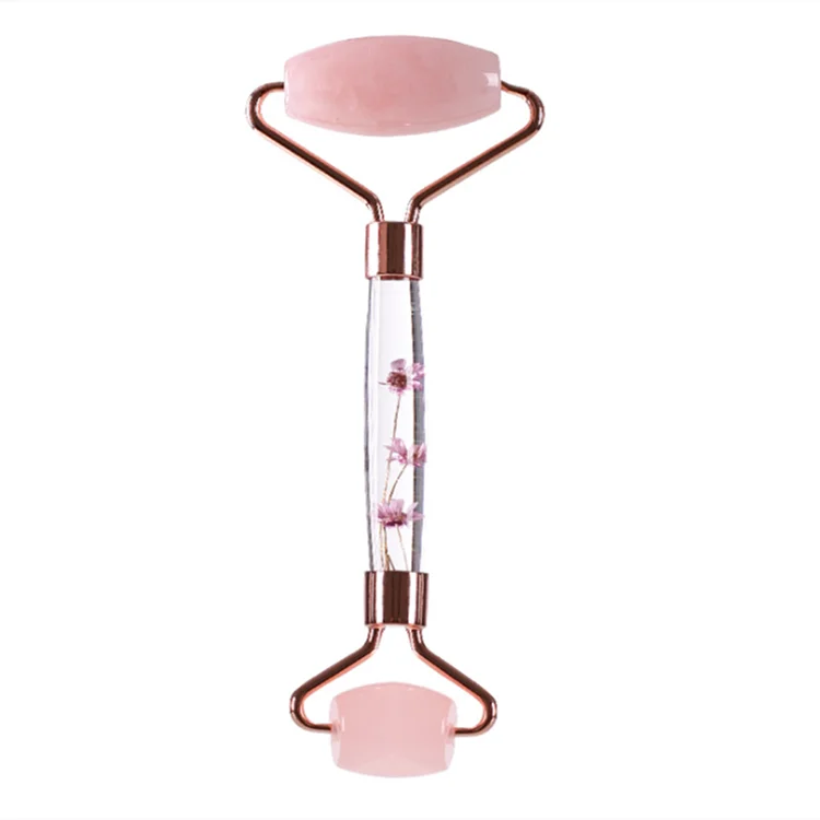 Preserved Flower Specimen Rose Quartz jade roller tools for Anti-Aging and Massage, Pink
Preserved Flower Specimen Rose Quartz jade roller tools for Anti-Aging and Massage, Pink