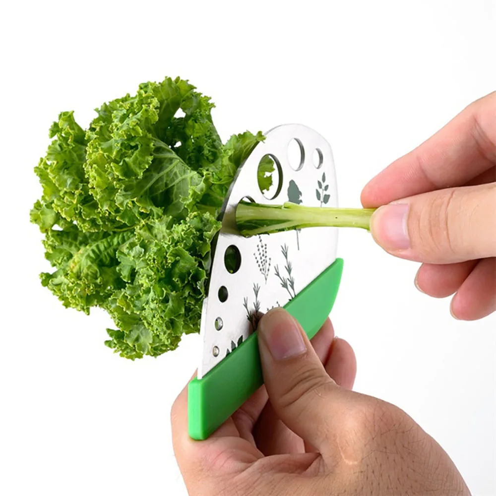 Home Kitchen Stainless Steel Vegetable Peeling Leaf Remover Cutter Herb Slicer Stripper with 9 Holes, Green+sliver
Home Kitchen Stainless Steel Vegetable Peeling Leaf Remover Cutter Herb Slicer Stripper with 9 Holes, Green+sliver