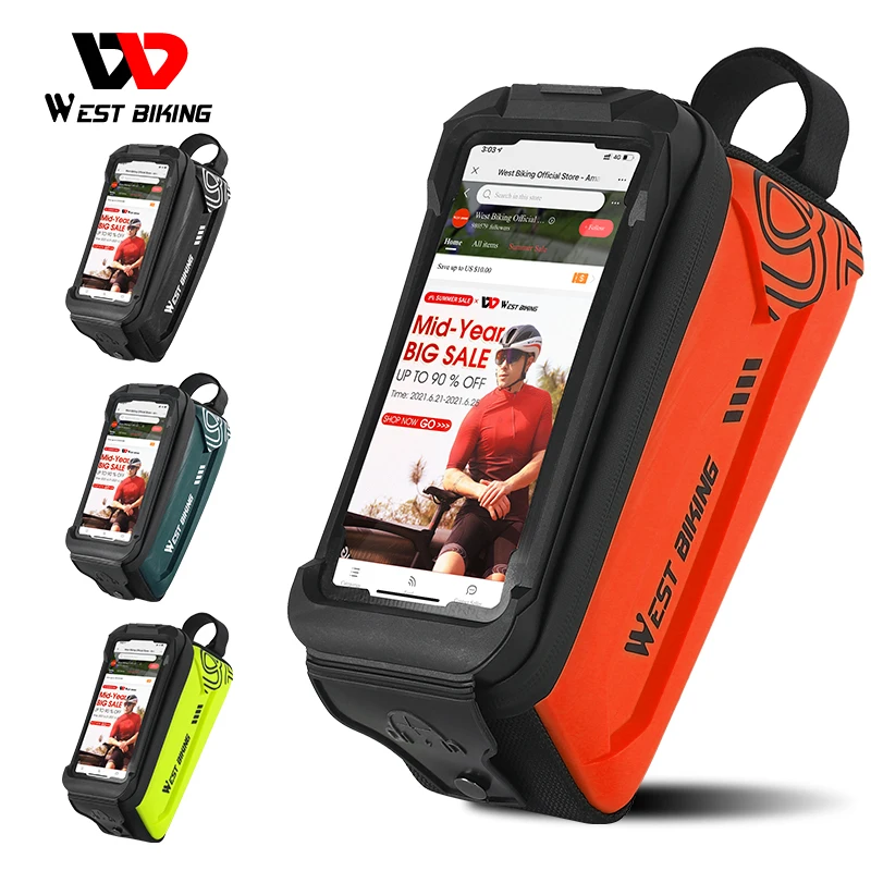 WEST BIKING Bicycle Bag Cycling Top Front Tube Frame Bag Waterproof Colorful Phone sport Storage Touch Screen Road Bike Bag, Black,orange,green,dark green
WEST BIKING Bicycle Bag Cycling Top Front Tube Frame Bag Waterproof Colorful Phone sport Storage Touch Screen Road Bike Bag, Black,orange,green,dark green