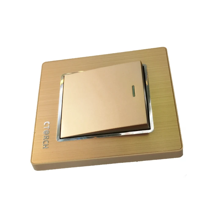 K5 ROSE GOLD Al Brass electric 10A 1 gang 1 way wall switch price