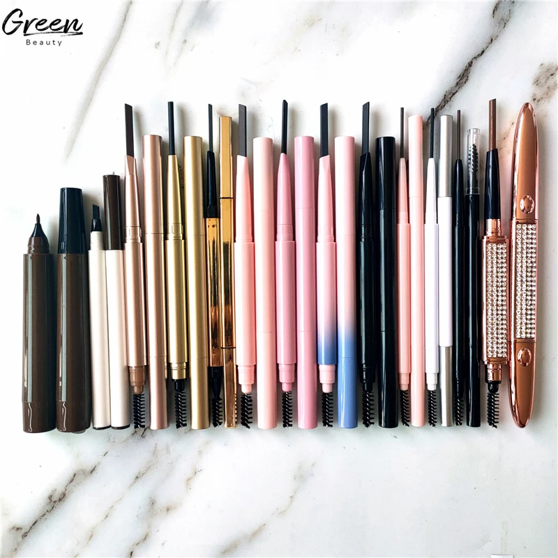 Wholesale Newest Glitter Multi-use Long Lasting Vegan Skinny Waterproof Eyebrow Pencil Private Label Makeup Brow Pencil, Black/clear/brown
Wholesale Newest Glitter Multi-use Long Lasting Vegan Skinny Waterproof Eyebrow Pencil Private Label Makeup Brow Pencil, Black/clear/brown