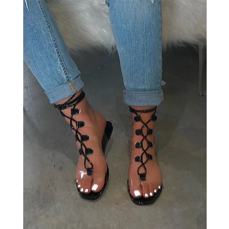 Women Sandals Fashion Sexy Transparent Straps 2021 Summer New Outdoor Beach Flat Women Shoes Plus Size, As picture
Women Sandals Fashion Sexy Transparent Straps 2021 Summer New Outdoor Beach Flat Women Shoes Plus Size, As picture