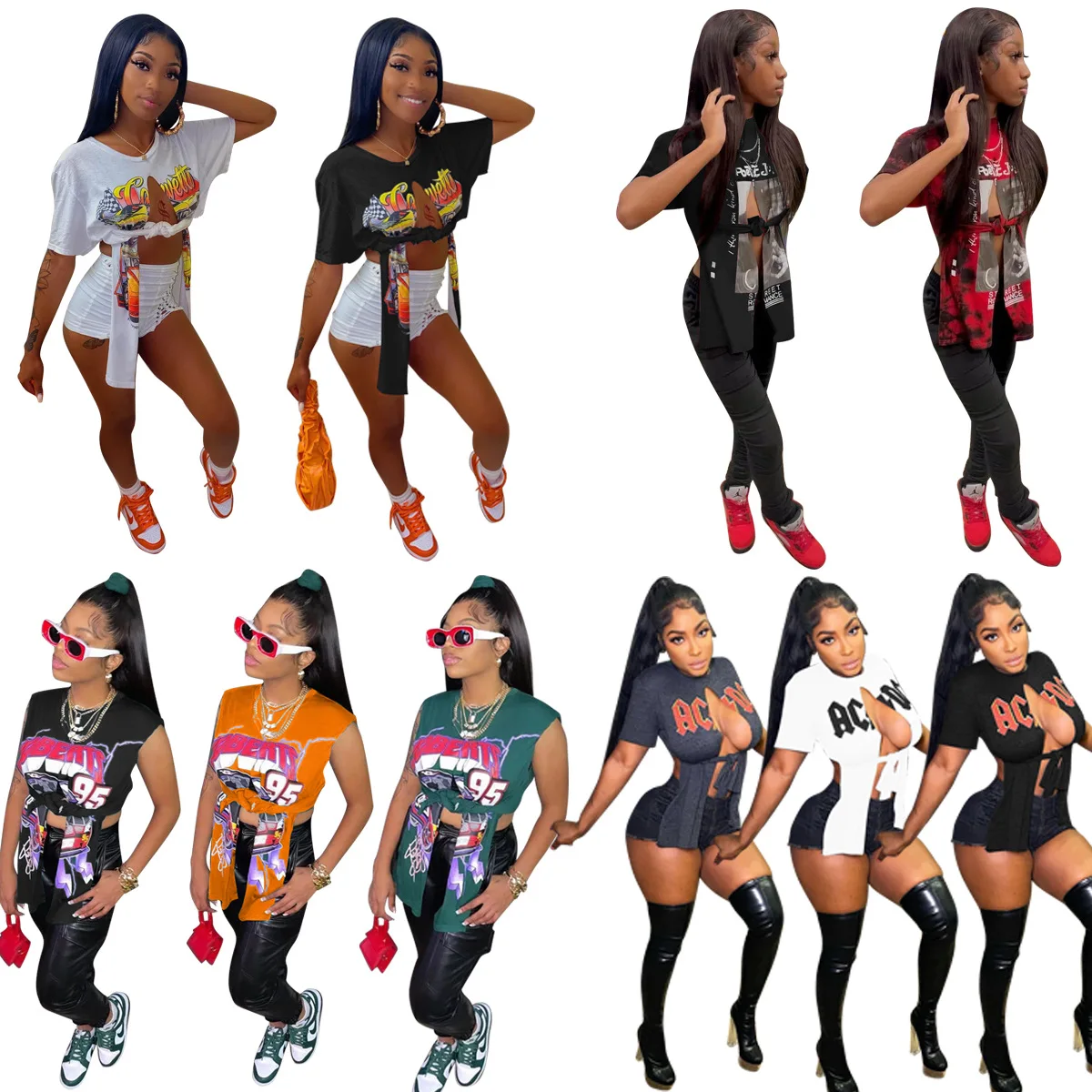 LD82076 Streetwear 2022 Tees T Shirt Letters Print Women Short Sleeves Fashion Sexy Lace Up Top Sexy Women Graphic T Shirts, Customized color
LD82076 Streetwear 2022 Tees T Shirt Letters Print Women Short Sleeves Fashion Sexy Lace Up Top Sexy Women Graphic T Shirts, Customized color