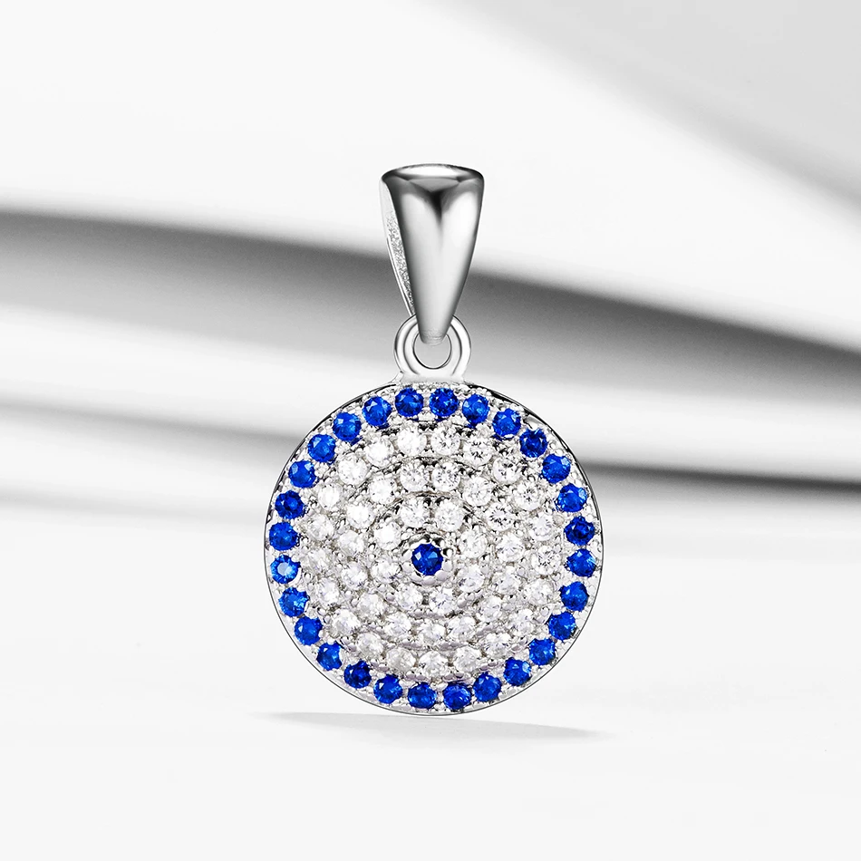 Wholesale 925 Sterling Silver Pendant fit Necklace Blue Lucky Eye With Cubic Zircon Pendant For Sterling Silver Jewelry
Wholesale 925 Sterling Silver Pendant fit Necklace Blue Lucky Eye With Cubic Zircon Pendant For Sterling Silver Jewelry