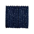 wholesale ready made baby curtains design 2019 star printed 100% polyester fabric heavy curtain blackout fabric