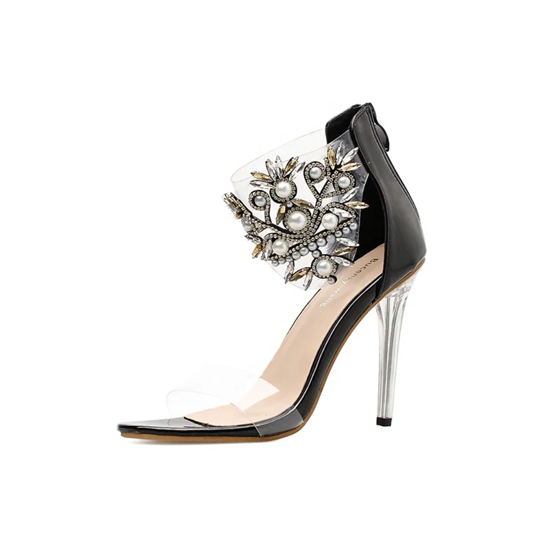 DEleventh Shoes Woman Sexy sandals PVC Clear High heels Sandals Ladies Fashion Stiletto Heels Shoes Black Wholes
DEleventh Shoes Woman Sexy sandals PVC Clear High heels Sandals Ladies Fashion Stiletto Heels Shoes Black Wholes