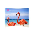 Portable foldable advertising backdrop wall exhibition display pop up booth stand