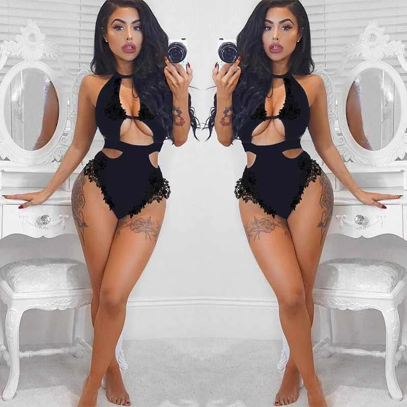 Hot sale Mesh see-through printed Open chest bodysuit black women sexy lingerie
Hot sale Mesh see-through printed Open chest bodysuit black women sexy lingerie