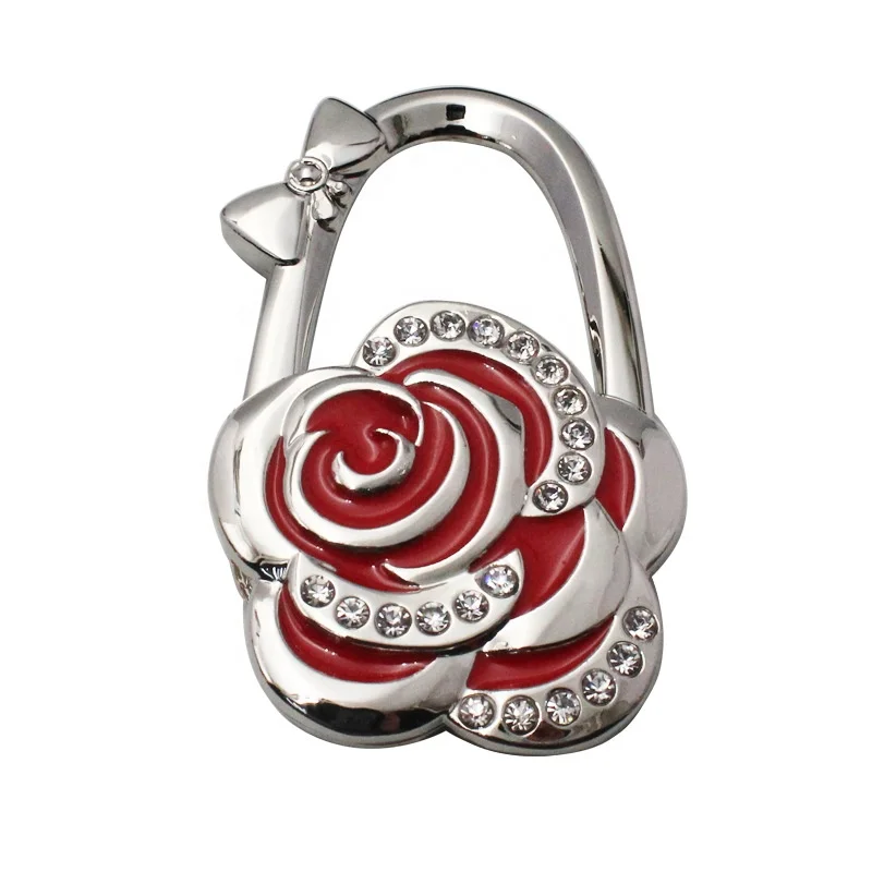 Rose shape with Rhinestone Metal Purse Hanger Bag Hanger Lady Folding Handbag Bag Purse Hook Table Hanger Handbag Hook, Silver
Rose shape with Rhinestone Metal Purse Hanger Bag Hanger Lady Folding Handbag Bag Purse Hook Table Hanger Handbag Hook, Silver