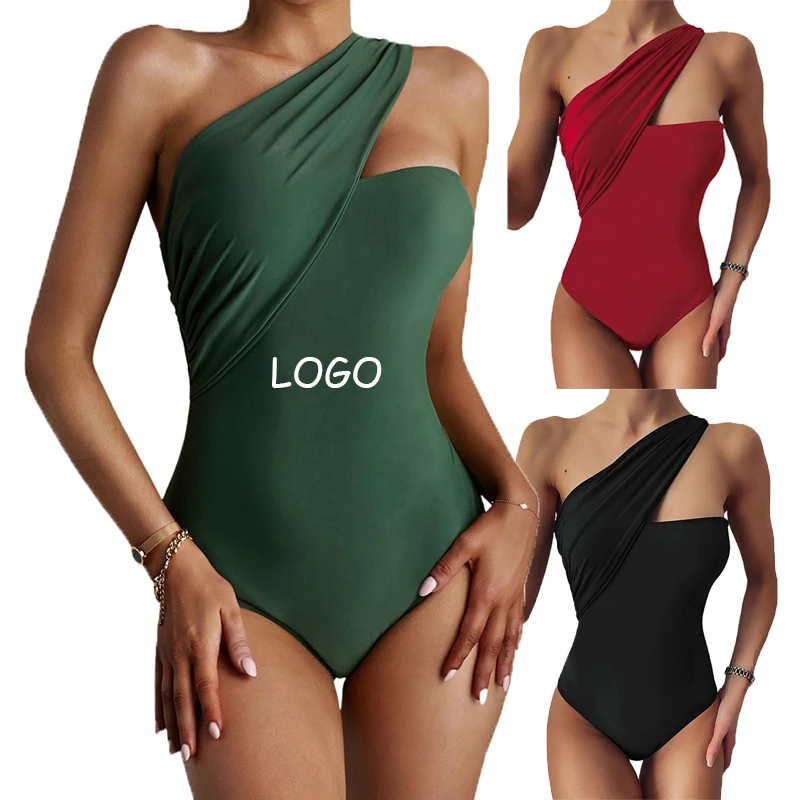 2021 Custom Logo Fashion One-shoulder Swimsuit One Piece Bathing Suits Sexy Swimwear Woman
2021 Custom Logo Fashion One-shoulder Swimsuit One Piece Bathing Suits Sexy Swimwear Woman