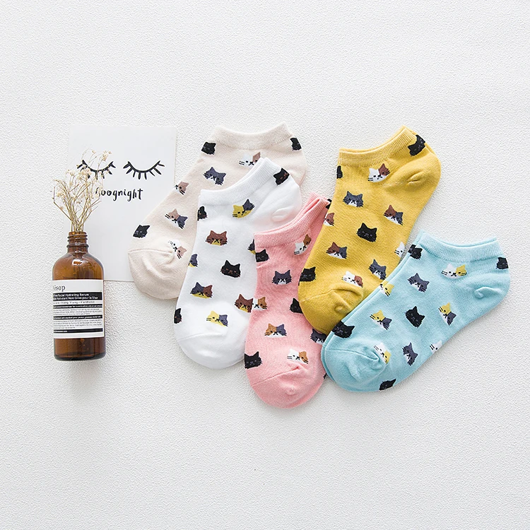 Wholesale high quality spring and autumn cute kawaii fashion classical comfortable cotton many cat lady ankle socks for women
Wholesale high quality spring and autumn cute kawaii fashion classical comfortable cotton many cat lady ankle socks for women