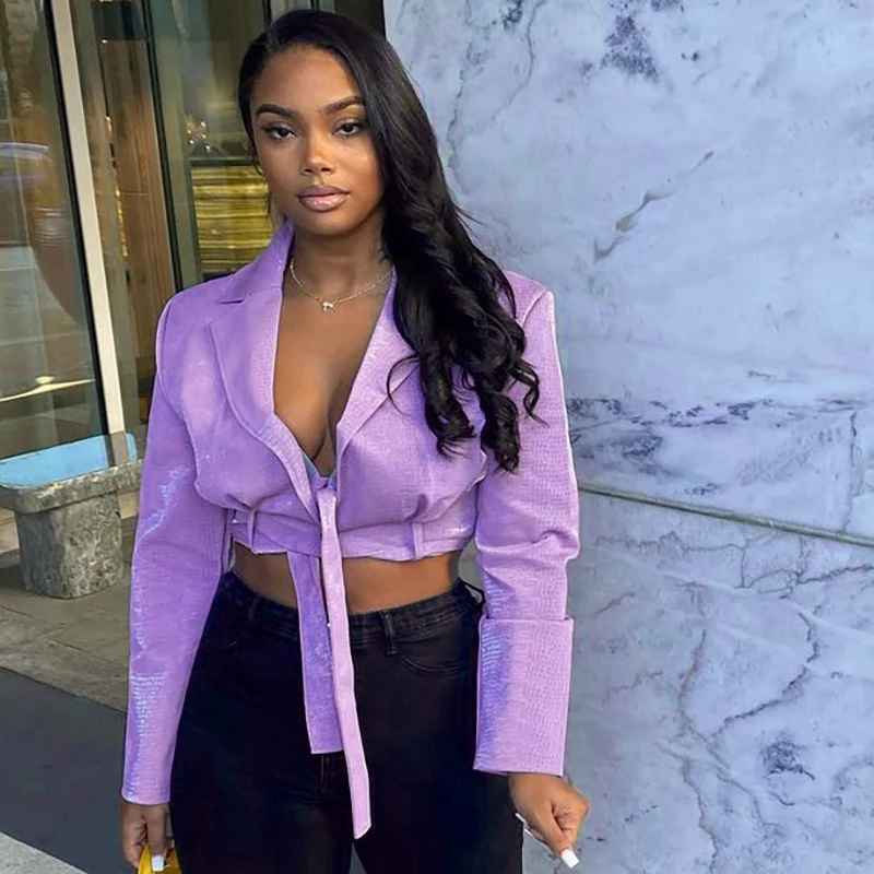 CUTENOVA K21TP520 Fall 2021 Women's Fashion Trend Notch Collar Motorcycle Leather Short Coat Jacket, Customized color 
CUTENOVA K21TP520 Fall 2021 Women's Fashion Trend Notch Collar Motorcycle Leather Short Coat Jacket, Customized color