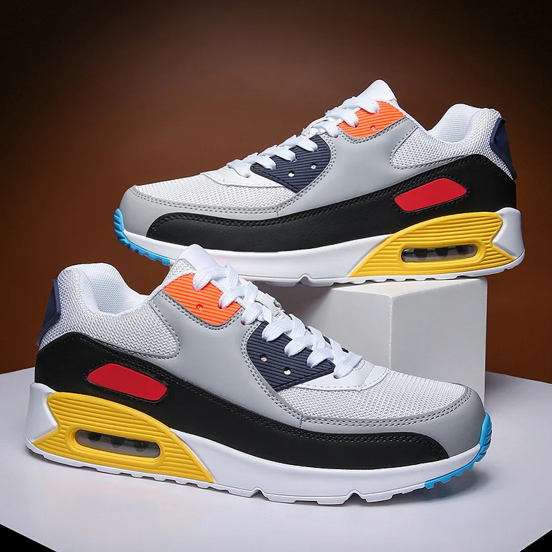 Wholesale unisex custom logo big size fashion mesh breathable shoes women sport running sneakers air cushion men's casual shoes
Wholesale unisex custom logo big size fashion mesh breathable shoes women sport running sneakers air cushion men's casual shoes