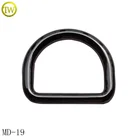 Black D shape buckle handle hardware bag accessories metal d ring for bags 30mm