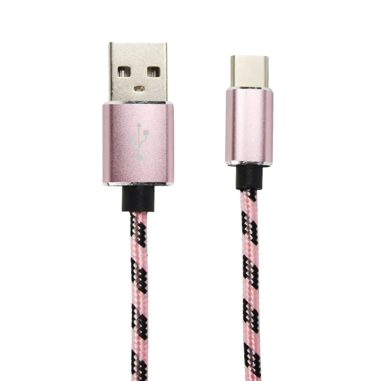 1m Quick Fast Charging Nylon Braided Micro USB Type c Type-c Mobile Cell Phone Data Cable, Rose
1m Quick Fast Charging Nylon Braided Micro USB Type c Type-c Mobile Cell Phone Data Cable, Rose