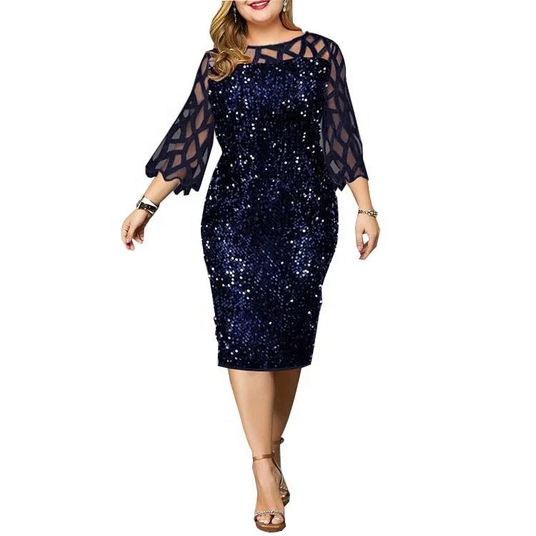 Women Fashion Plus Size Loose Sequined Dresses Ladies Vintage Hollow Out Women Clothing Dress, Wine red blue black
Women Fashion Plus Size Loose Sequined Dresses Ladies Vintage Hollow Out Women Clothing Dress, Wine red blue black