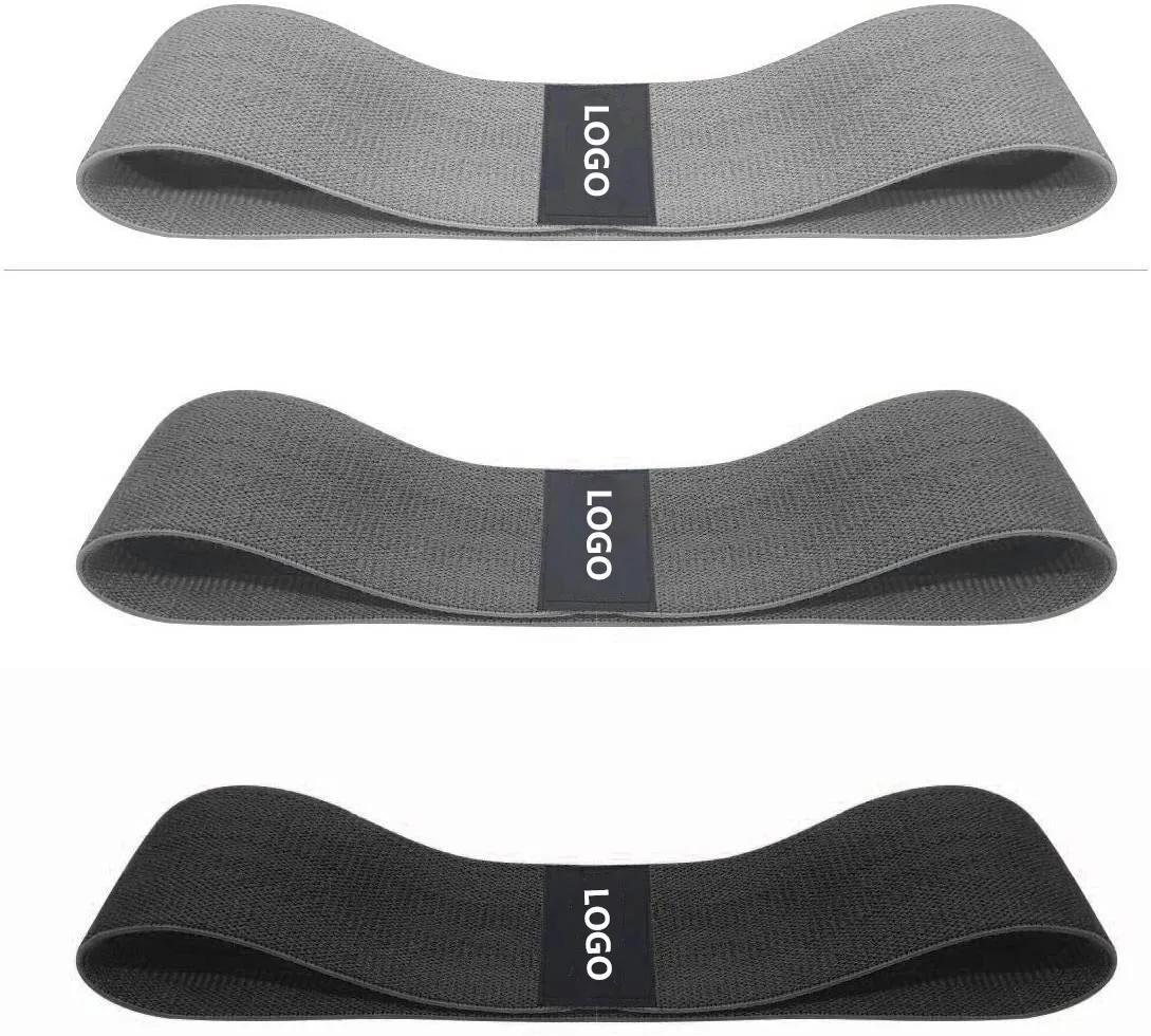 New Design Custom Logo Set Of 3 Exercise Stretch Hip Circle Printed Fabric Booty Band Gym Fitness Glute Resistance Band, Black, gray, light gray ,can be customized
New Design Custom Logo Set Of 3 Exercise Stretch Hip Circle Printed Fabric Booty Band Gym Fitness Glute Resistance Band, Black, gray, light gray ,can be customized