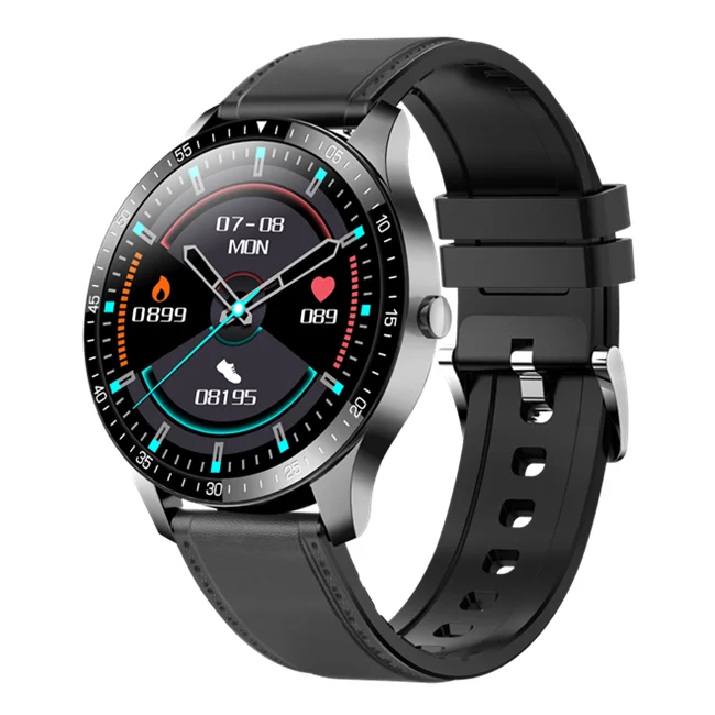 2021 OEM Leather Round Screen BP Watches Smart Men Wrist Smartwatch Blood Pressure Heart Rate Business Smart Watch, Black/khaki
2021 OEM Leather Round Screen BP Watches Smart Men Wrist Smartwatch Blood Pressure Heart Rate Business Smart Watch, Black/khaki