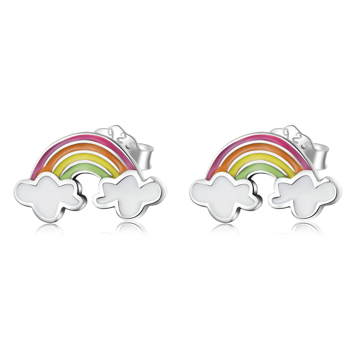 SCE1339 New arrival genuine rainbow jewelry 925 sterling silver rainbow clouds ear enamel earrings
SCE1339 New arrival genuine rainbow jewelry 925 sterling silver rainbow clouds ear enamel earrings