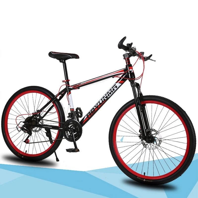 High-carbon steel adult bike,suspension fork disc brake road bicycle 26 inch 21 speed mountain bike, Customized
High-carbon steel adult bike,suspension fork disc brake road bicycle 26 inch 21 speed mountain bike, Customized