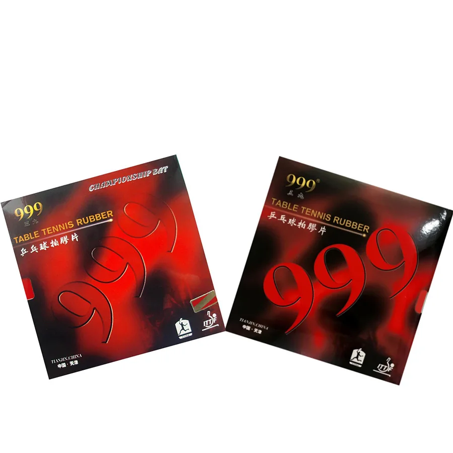 Original 2pieces 999 999T pips-in table tennis pingpong rubber with sponge 2.2mm H44-45, Red/black
Original 2pieces 999 999T pips-in table tennis pingpong rubber with sponge 2.2mm H44-45, Red/black