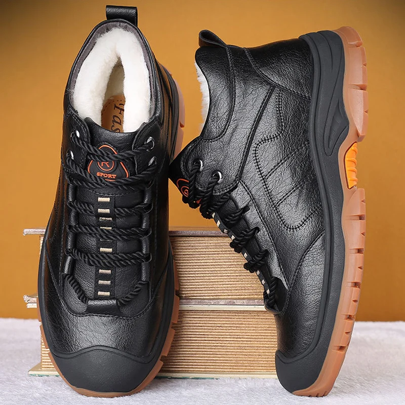 High Quality Outdoor Boots for Men Leather Anti-slip Hiking Shoes Wholesale Casual Snow Boots Winter Shoes
High Quality Outdoor Boots for Men Leather Anti-slip Hiking Shoes Wholesale Casual Snow Boots Winter Shoes