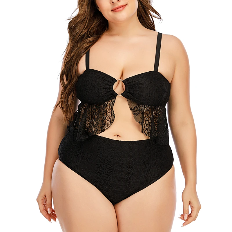 Women Black Lace One Piece Open Neck Swimwear Sexy Hollow Out Swimsuits Bathing Suit 2021 Bathing Suits Rings Monokini
Women Black Lace One Piece Open Neck Swimwear Sexy Hollow Out Swimsuits Bathing Suit 2021 Bathing Suits Rings Monokini