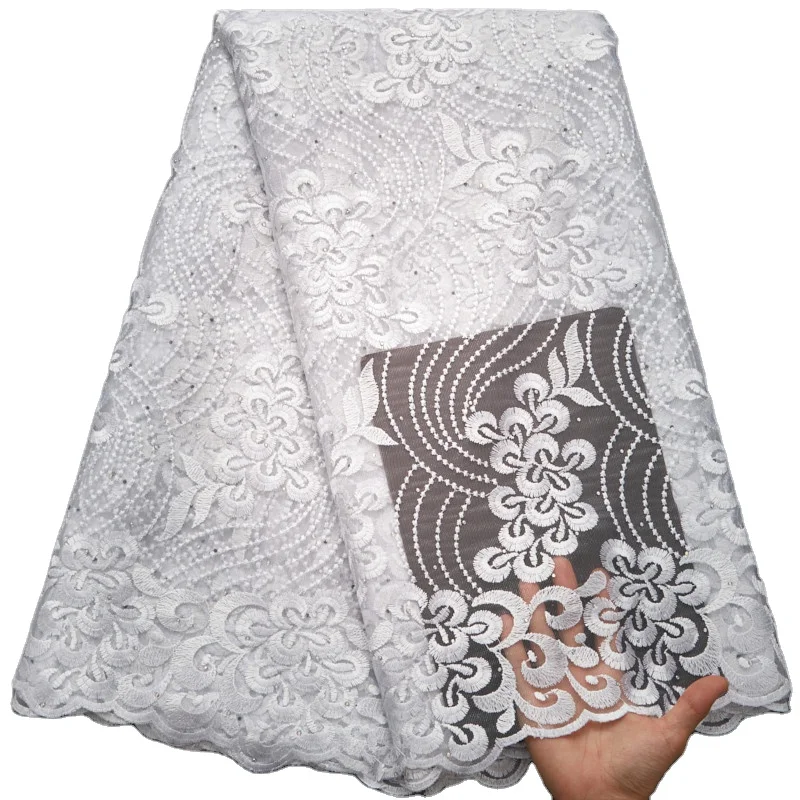 2665 High Quality 2022 Comfortable African Lace Fabric French Net Lace Embroidery Fabric Material For Dress, Cupion 
2665 High Quality 2022 Comfortable African Lace Fabric French Net Lace Embroidery Fabric Material For Dress, Cupion