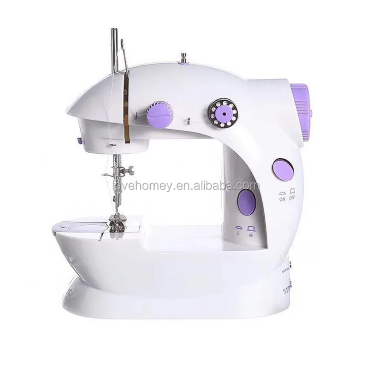 Home Use Portable Household Electric Mini Sewing Machine Speed Adjustment Children Child DIY Toy Sewing Machine