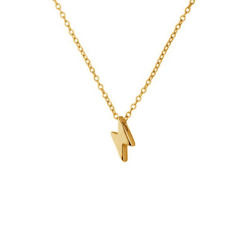 Fashion Jewelry 925 Sterling Silver Wholesale 18K Gold Plated Charm Lightning Necklace For Women
Fashion Jewelry 925 Sterling Silver Wholesale 18K Gold Plated Charm Lightning Necklace For Women