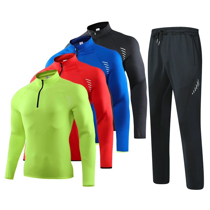 Mens Casual Sweatsuit Set Training Wear Jogger Sport Jacket Track Pants 2 Piece Gym Suit
Mens Casual Sweatsuit Set Training Wear Jogger Sport Jacket Track Pants 2 Piece Gym Suit