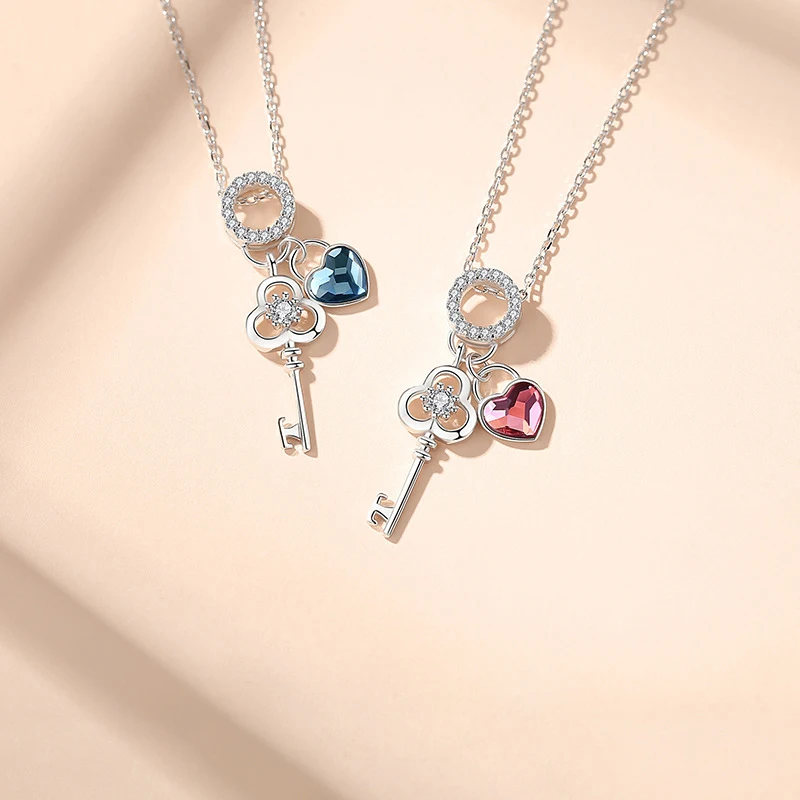 2020 Hot Sales S925 Sterling Silver Jewelry Embellished Crystal Key Love Pendant Necklace
2020 Hot Sales S925 Sterling Silver Jewelry Embellished Crystal Key Love Pendant Necklace