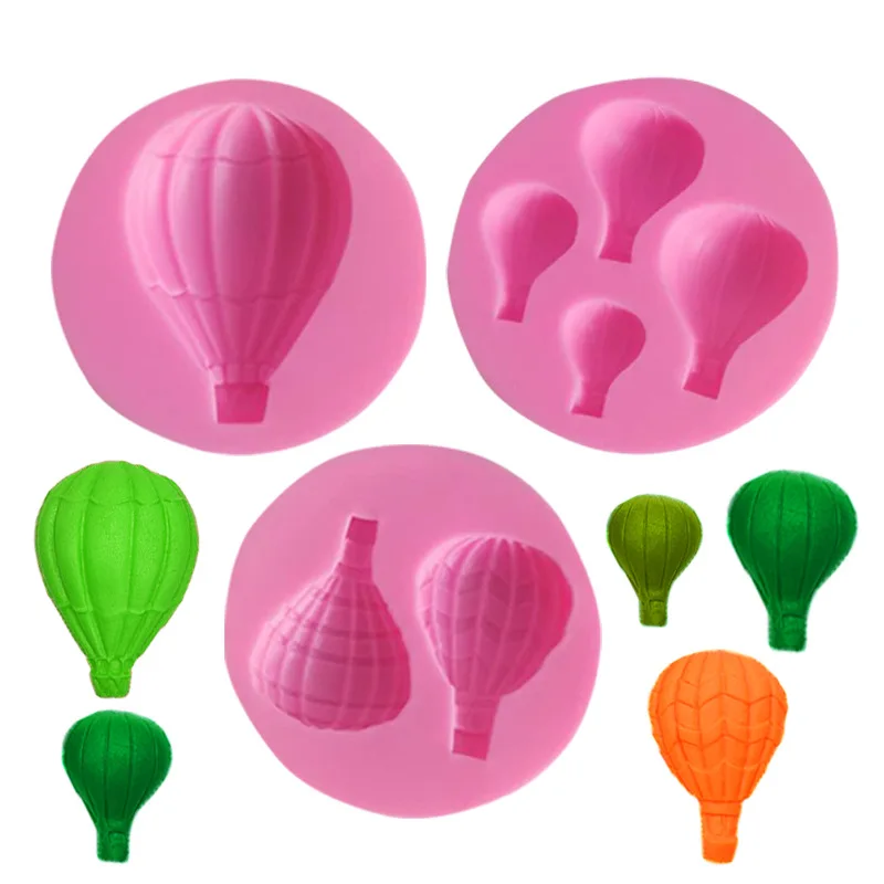4 hot air balloon silicone molds DIY handmade chocolate fondant cake decoration molds baking molds baking pastry cake tools
4 hot air balloon silicone molds DIY handmade chocolate fondant cake decoration molds baking molds baking pastry cake tools